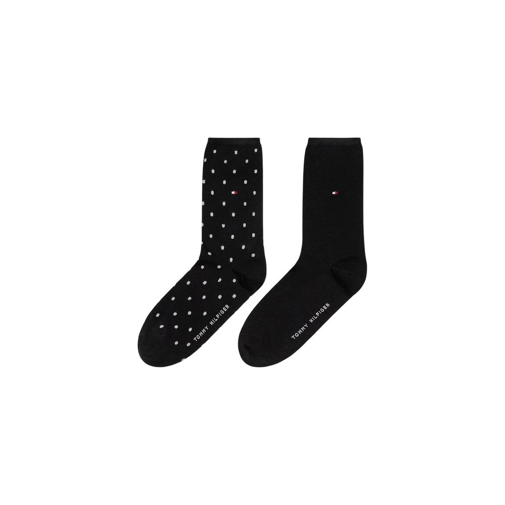 Tommy Hilfiger Schwarze und weiße Baumwollsocken