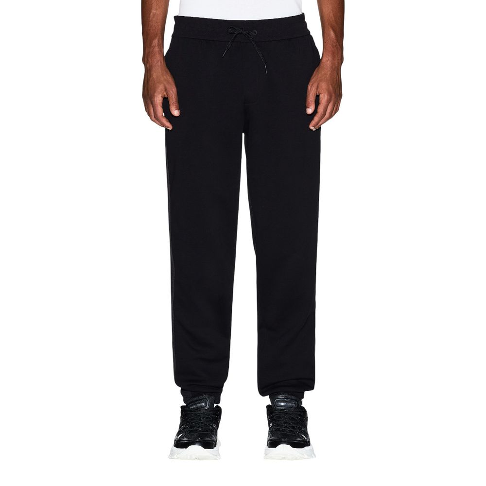 Armani Exchange Schwarze Baumwoll-Jogginghose (Trainingshose)