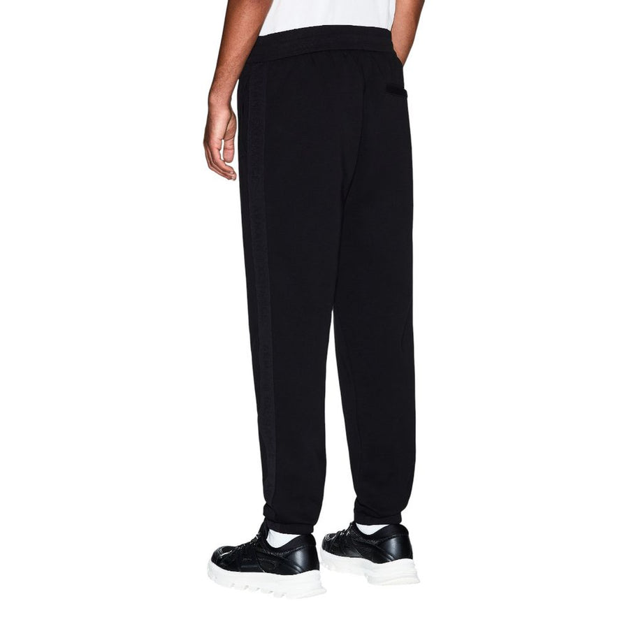 Armani Exchange Black Cotton Joggers