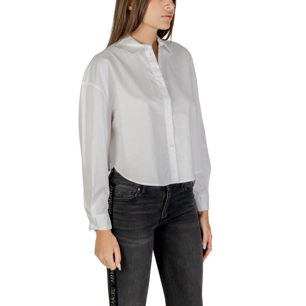 Armani Exchange Weiße Baumwollbluse