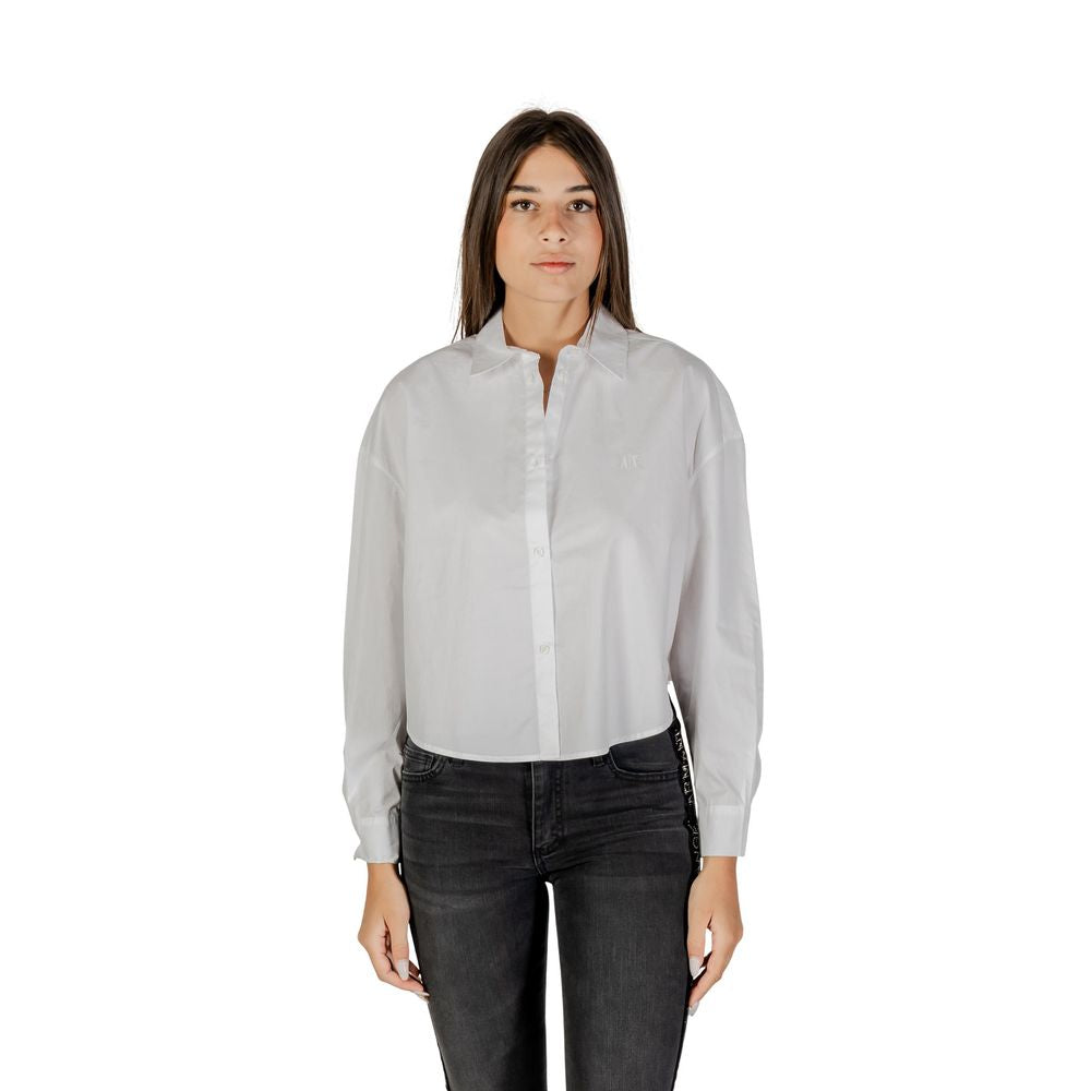 Armani Exchange Weiße Baumwollbluse
