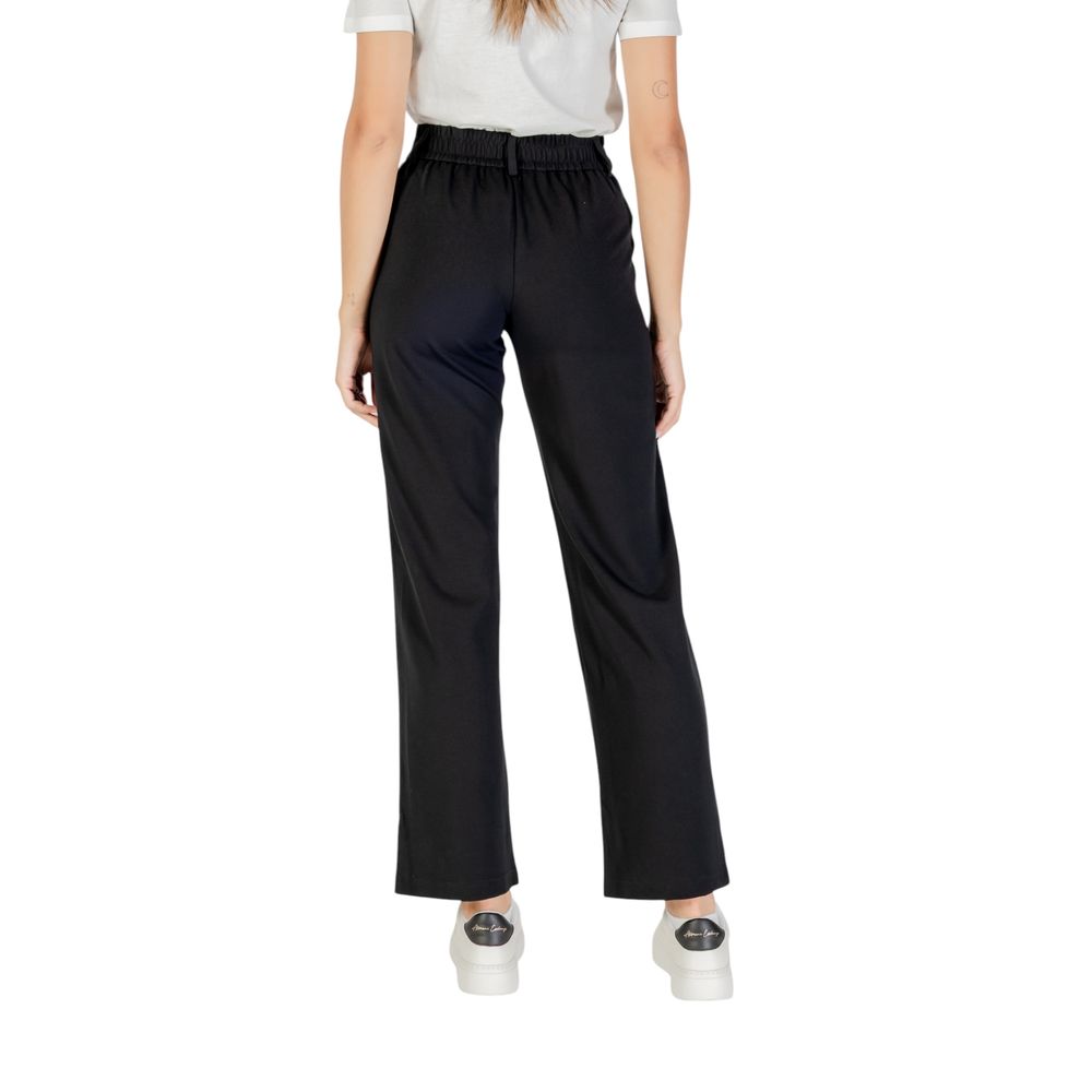 Only black viscose leisure trousers