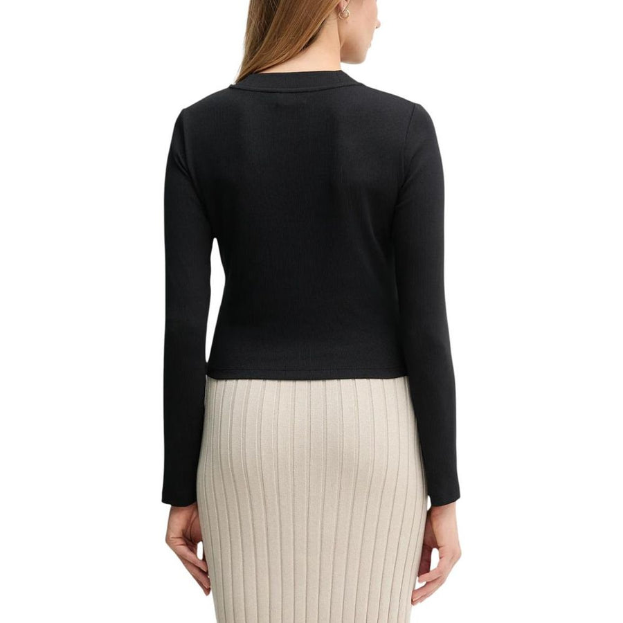 Calvin Klein Jeans Black Cotton Long-Sleeve T-Shirt