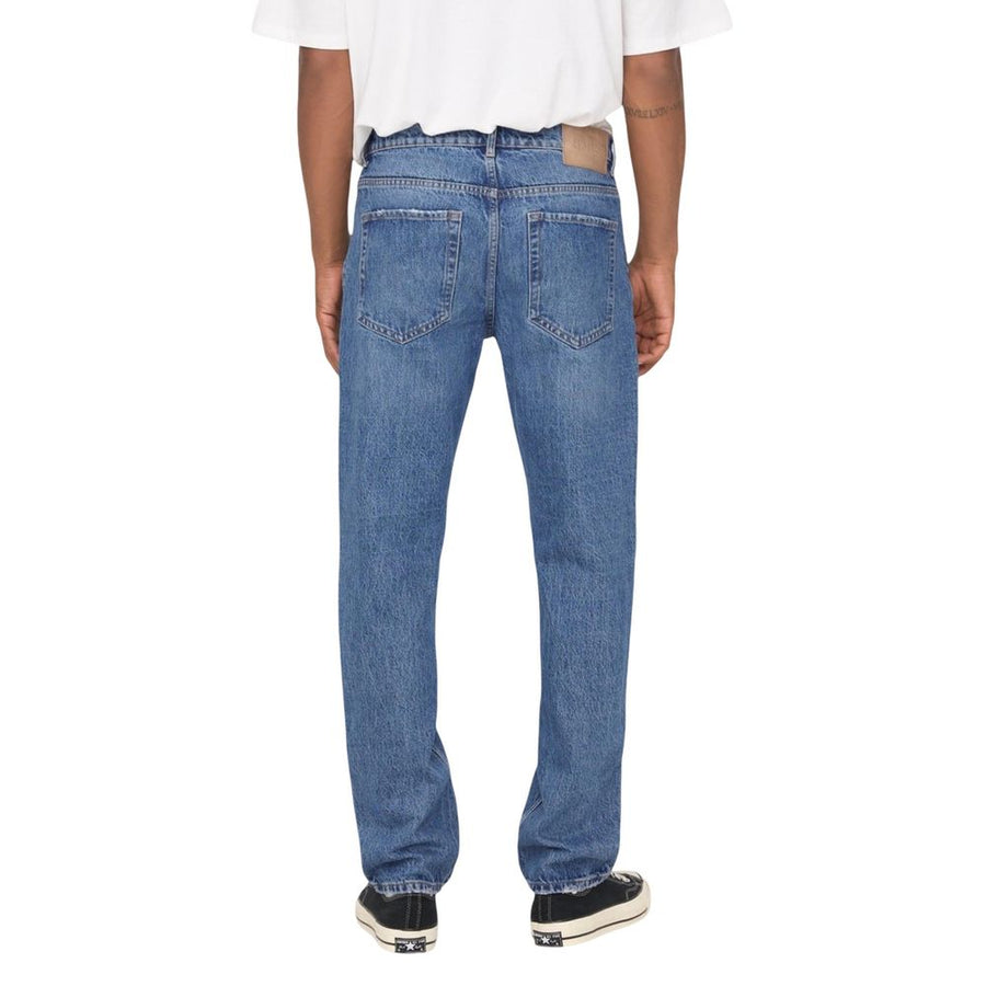 Only & Sons Blaue Baumwolljeans im Relaxed Fit