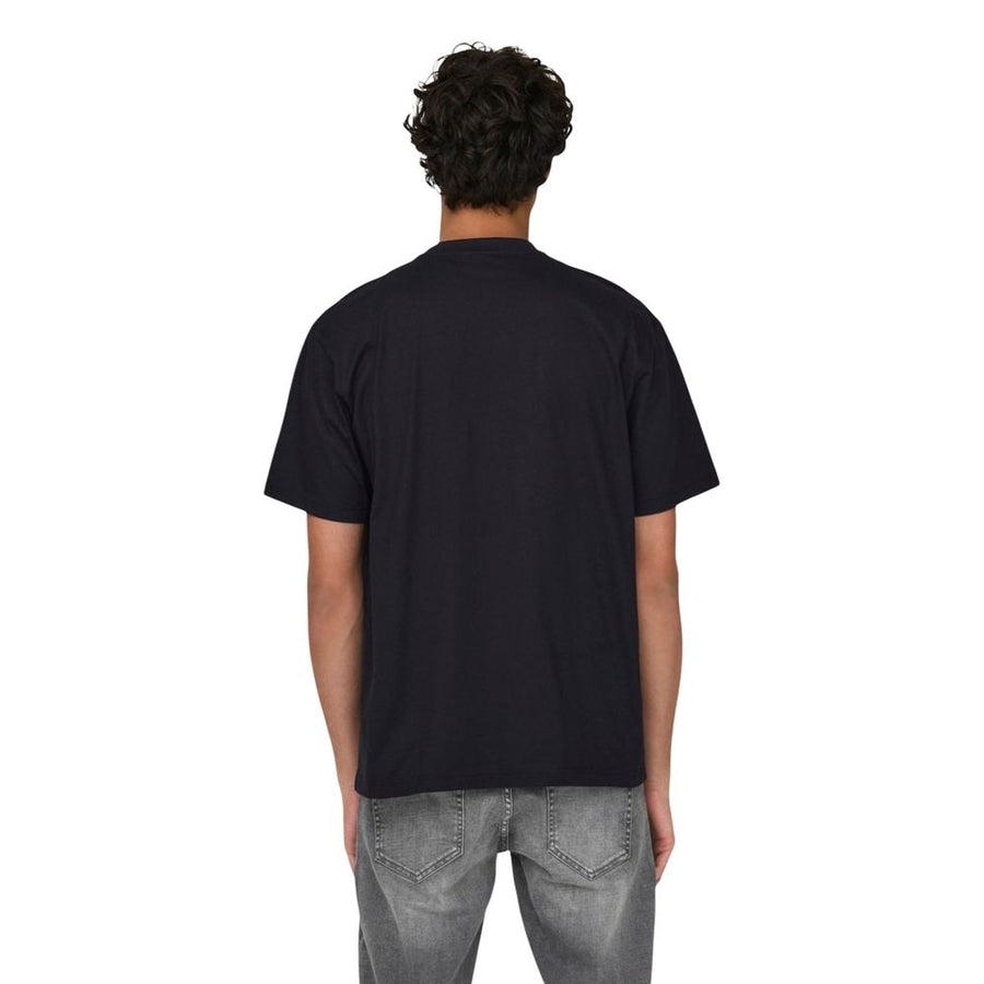 Only & Sons Black Organic Cotton T-Shirt