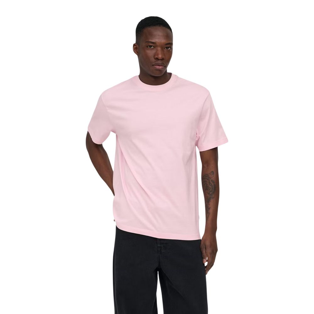 Only & Sons Mehrfarbiges Bio-Baumwoll-T-Shirt