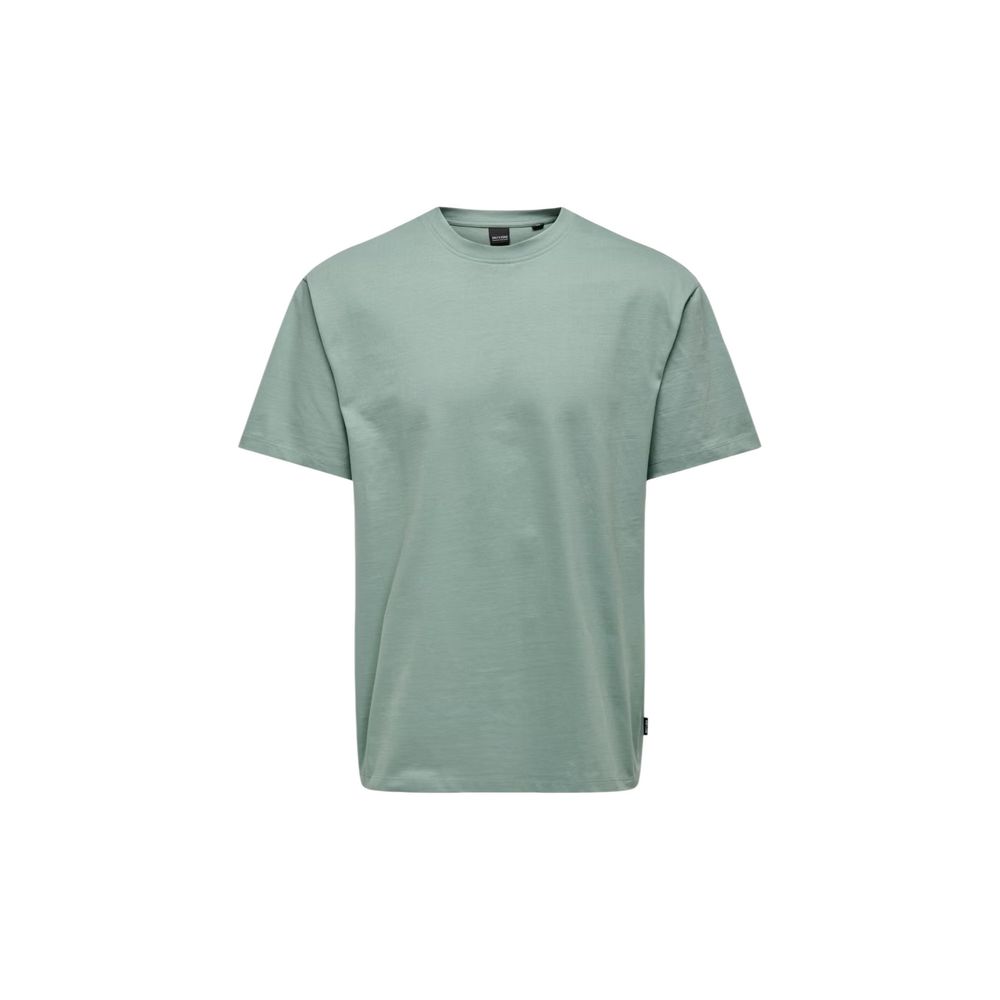 Only & Sons Zweifarbiges Bio-Baumwoll-T-Shirt