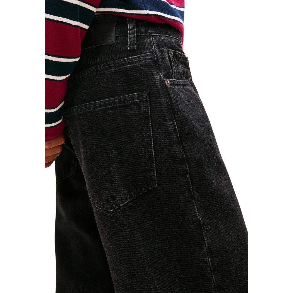Tommy Hilfiger Jeans Schwarze Bootcut-Jeans aus recycelter Baumwolle