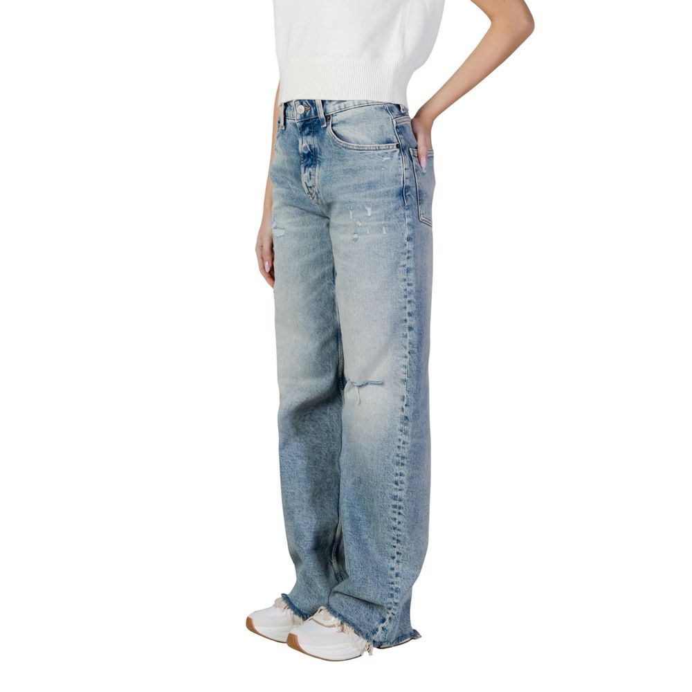 Tommy Hilfiger Jeans Hellblaue Bootcut Jeans aus recycelter Baumwolle