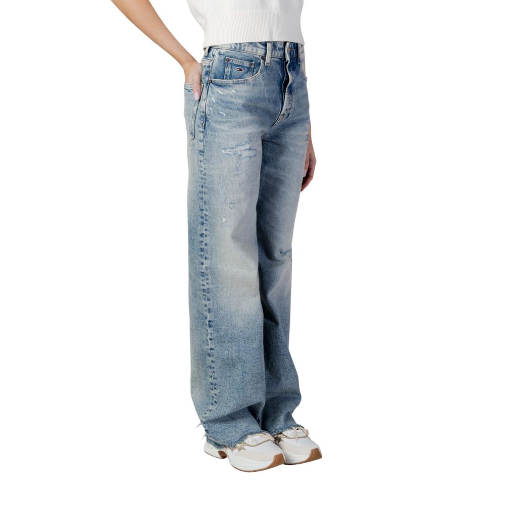 Tommy Hilfiger Jeans Hellblaue Bootcut Jeans aus recycelter Baumwolle
