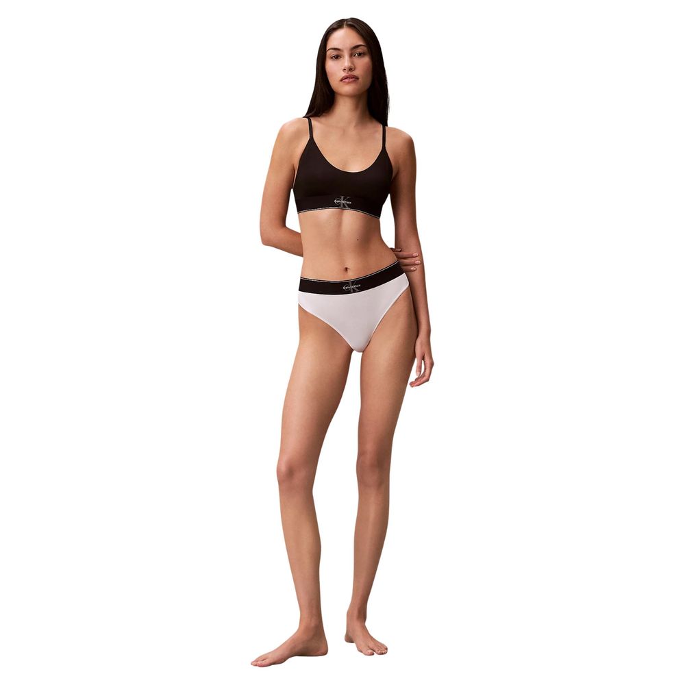 Calvin Klein Underwear Weiße Panty aus recyceltem Polyester
