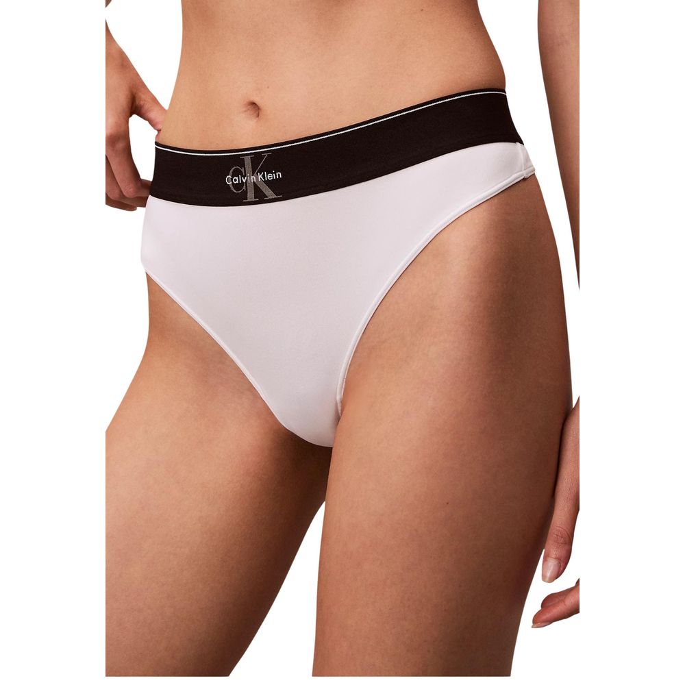 Calvin Klein Underwear Weiße Panty aus recyceltem Polyester