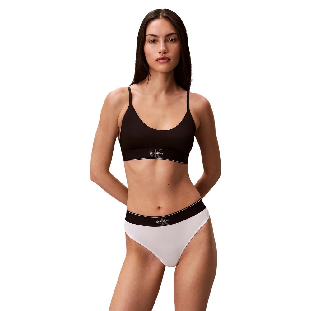 Calvin Klein Underwear Weiße Panty aus recyceltem Polyester