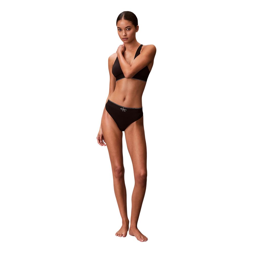 Calvin Klein Underwear Schwarzer Slip aus recyceltem Polyester