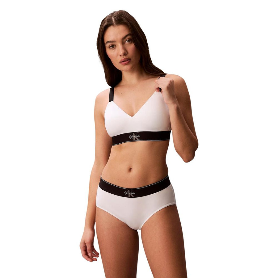 Calvin Klein Underwear Recycled Polyester White Bra