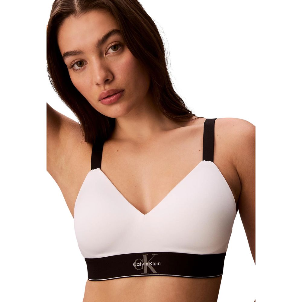 Calvin Klein Underwear Weißer BH aus recyceltem Polyester