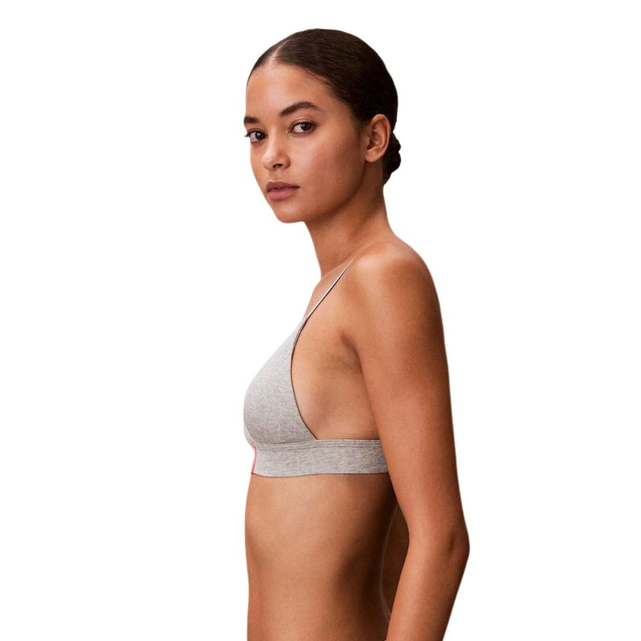 Calvin Klein Underwear Grey Cotton Bra