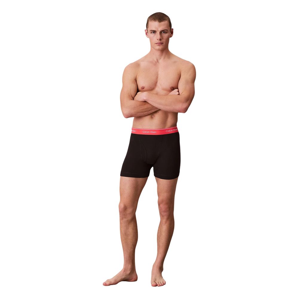 Calvin Klein Underwear Black Cotton Boxer Briefs