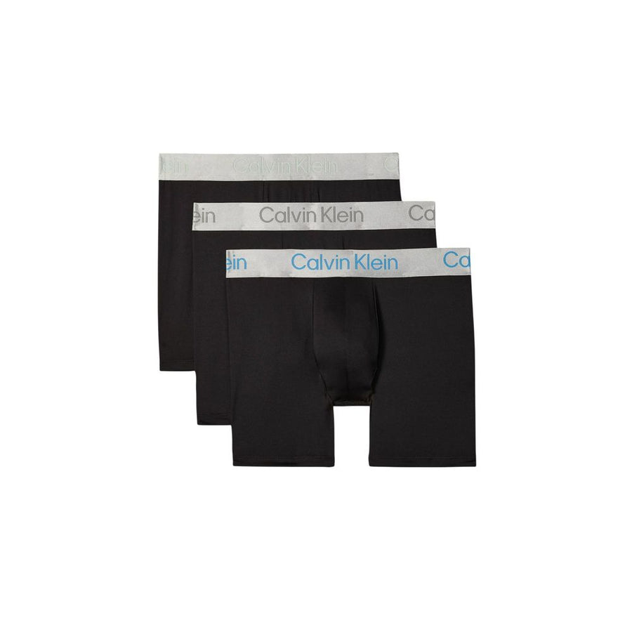 Calvin Klein Underwear Black and White Boxer Shorts in Recycled Polyester