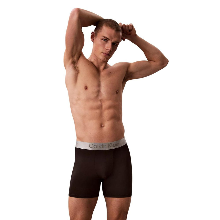 Calvin Klein Underwear Black and White Boxer Shorts in Recycled Polyester