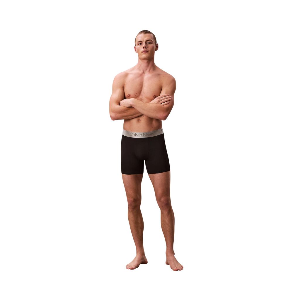Calvin Klein Underwear Black and White Boxer Shorts in Recycled Polyester