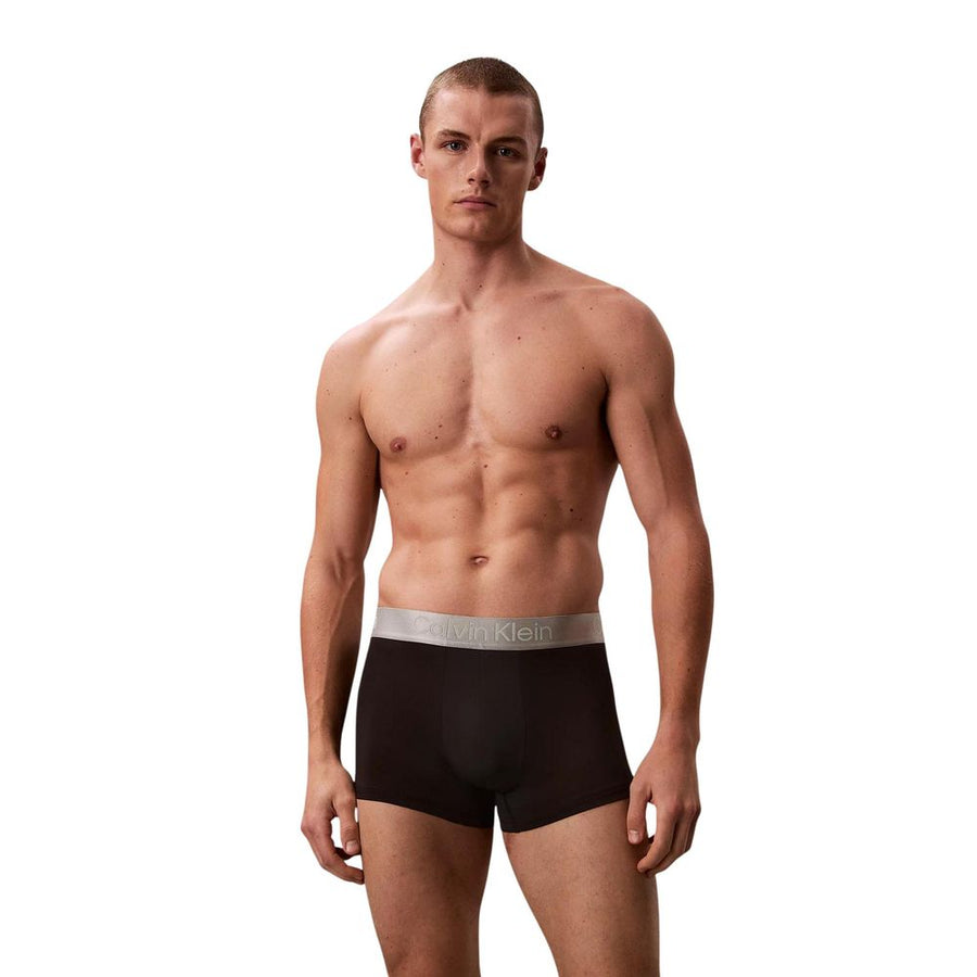 Calvin Klein Underwear Recycled Polyester Boxer Briefs in Black and White