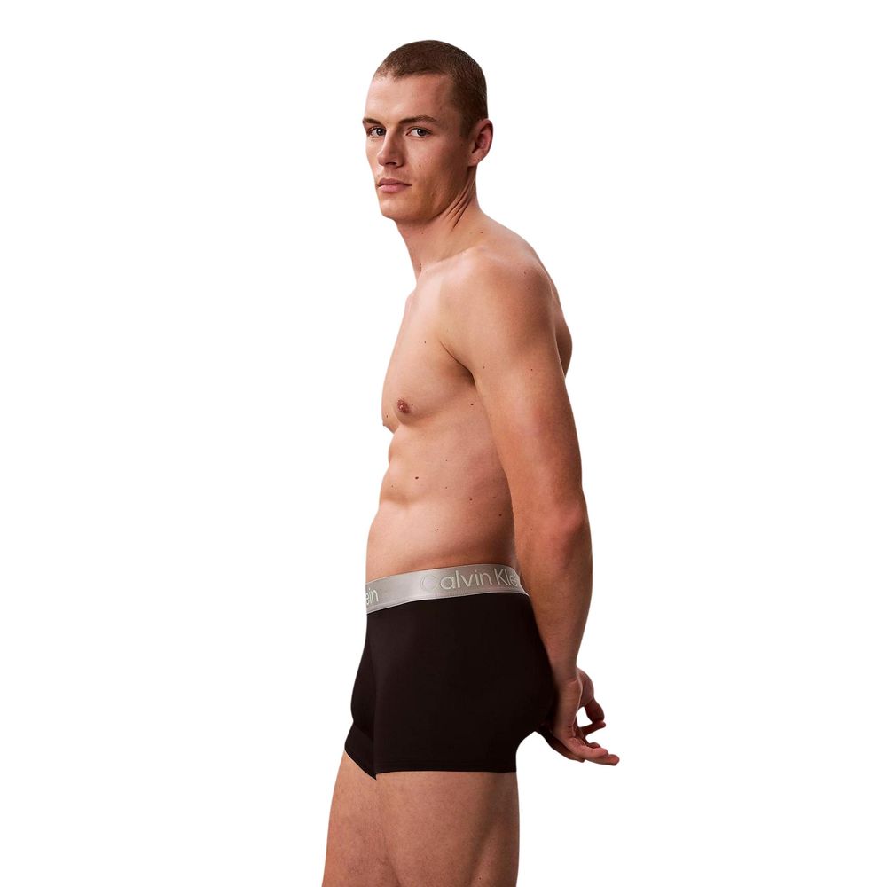 Calvin Klein Underwear Recycled Polyester Boxer Briefs in Black and White