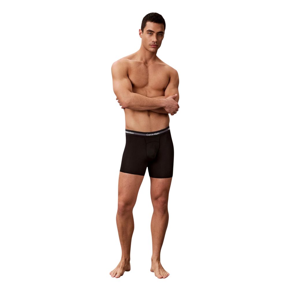 Calvin Klein Underwear Black Recycled Polyester Boxer Briefs