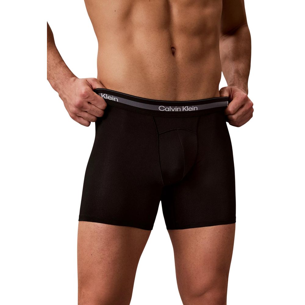 Calvin Klein Underwear Black Recycled Polyester Boxer Briefs