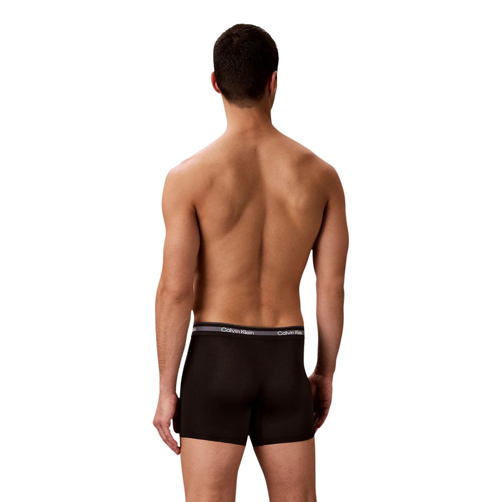 Calvin Klein Underwear Black Recycled Polyester Boxer Briefs