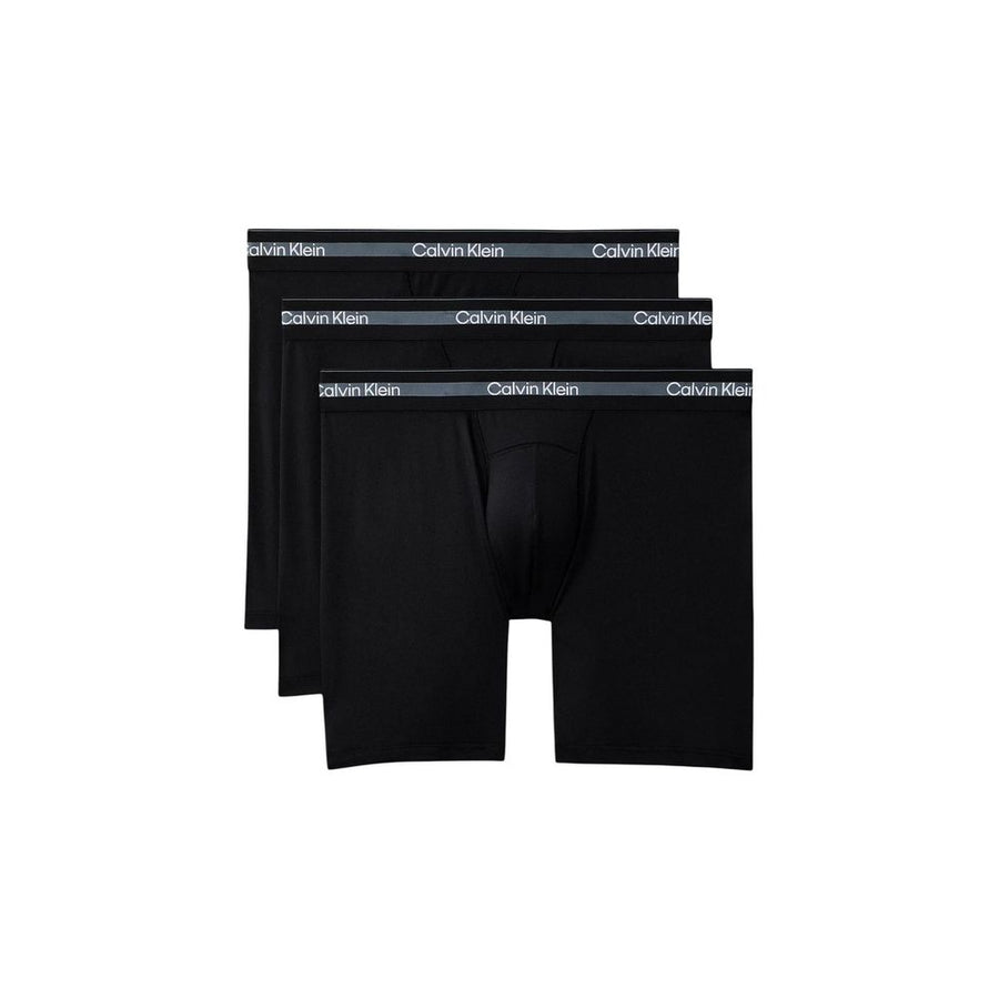 Calvin Klein Underwear Black Boxer Briefs in Recycled Polyester