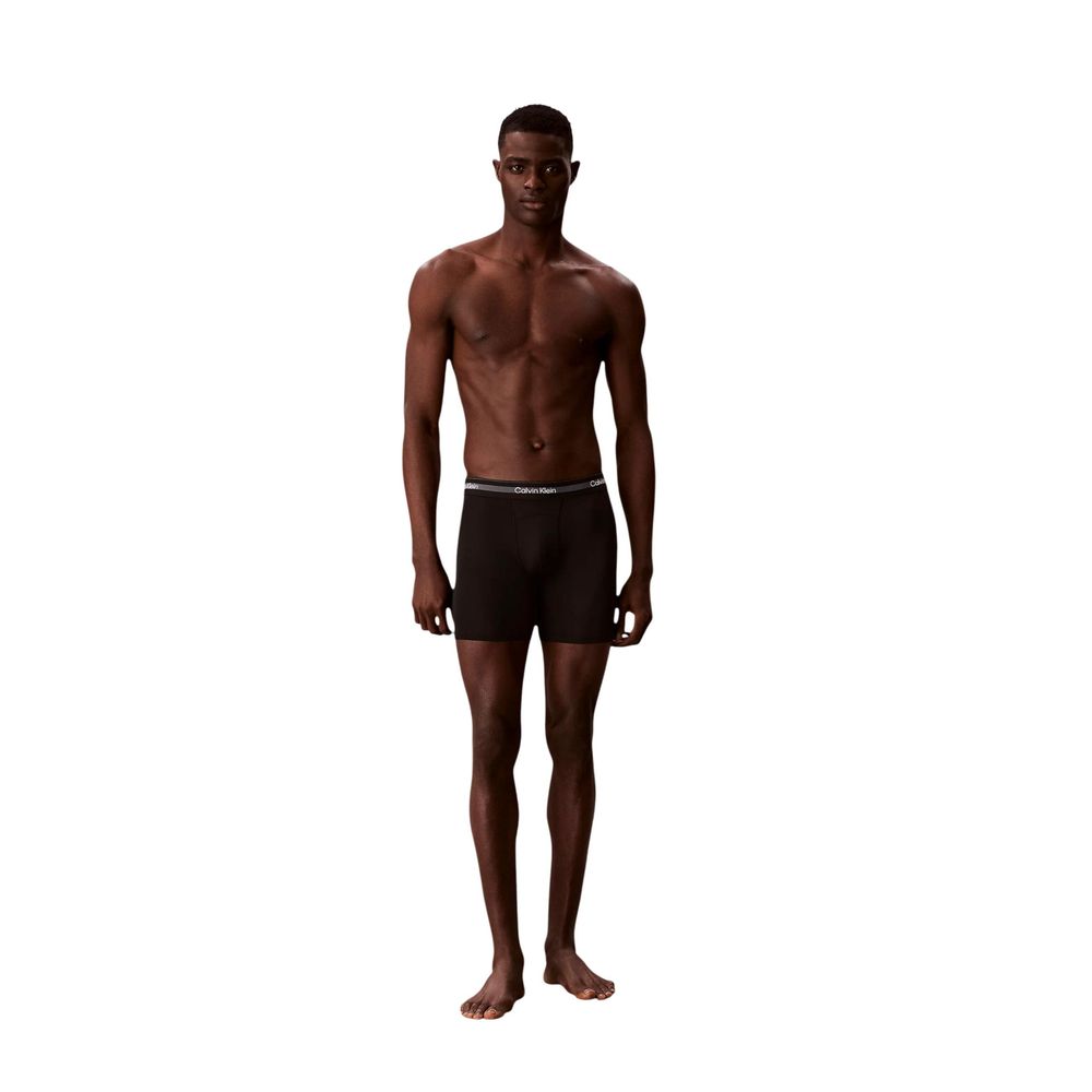 Calvin Klein Underwear Black Boxer Briefs in Recycled Polyester