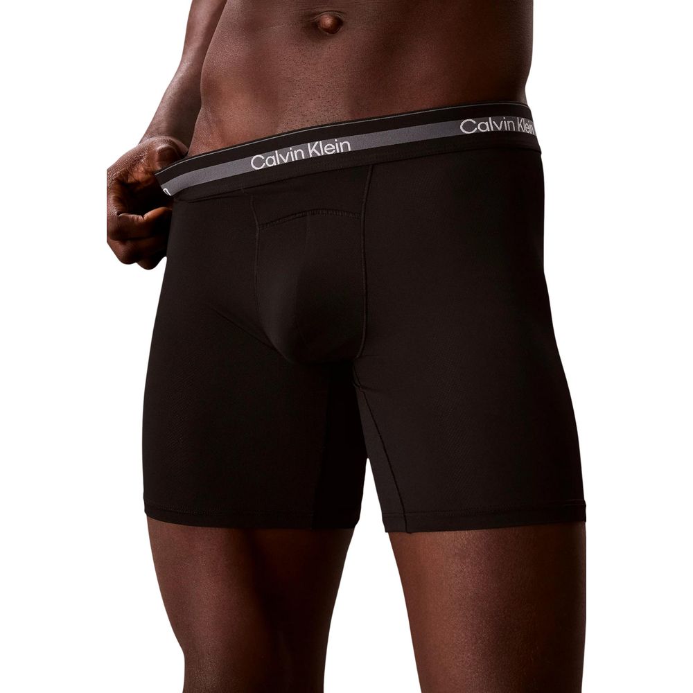 Calvin Klein Underwear Black Boxer Briefs in Recycled Polyester