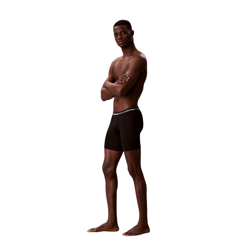 Calvin Klein Underwear Black Boxer Briefs in Recycled Polyester