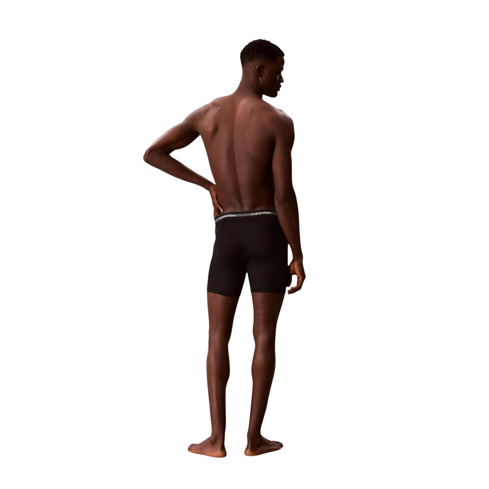 Calvin Klein Underwear Black Boxer Briefs in Recycled Polyester