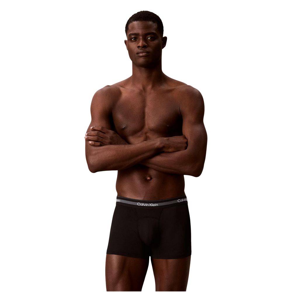 Calvin Klein Underwear Black Recycled Polyester Boxer Briefs