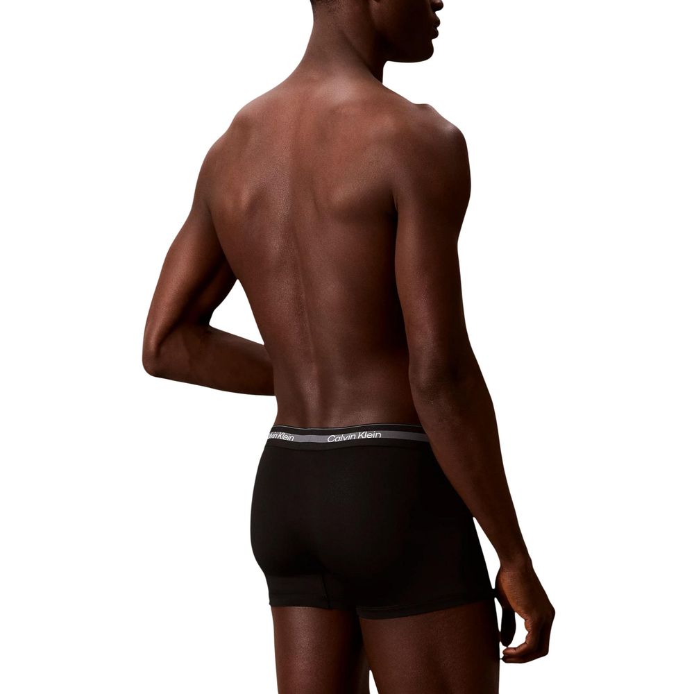 Calvin Klein Underwear Black Recycled Polyester Boxer Briefs