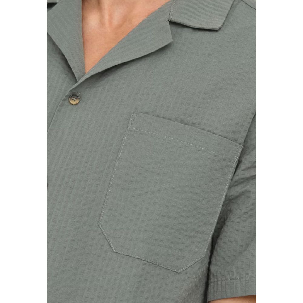 Only & Sons Grünes Baumwoll-T-Shirt mit kurzen Ärmeln