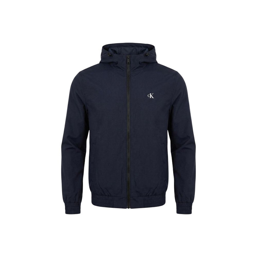 Calvin Klein Jeans Full-Length Blue Jacket in Recycled Polyester