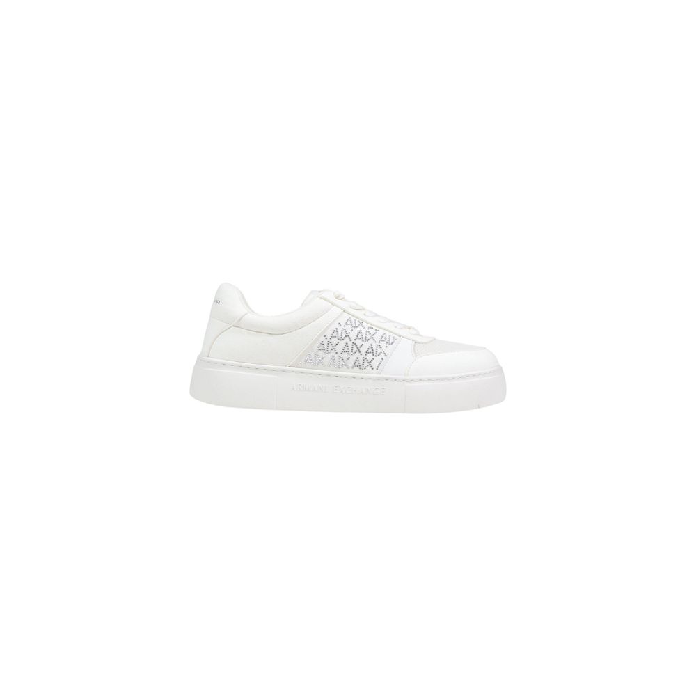 Armani Exchange White Polyamide Sneakers