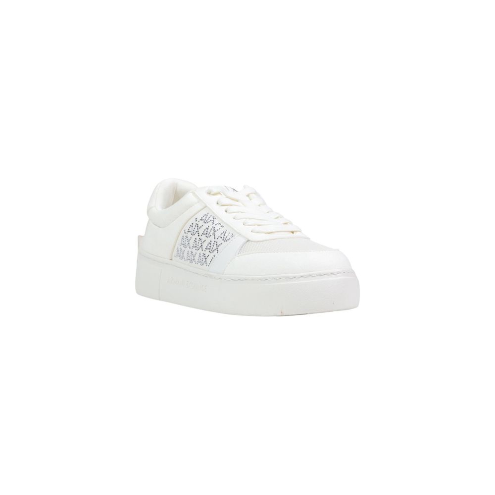Armani Exchange White Polyamide Sneakers