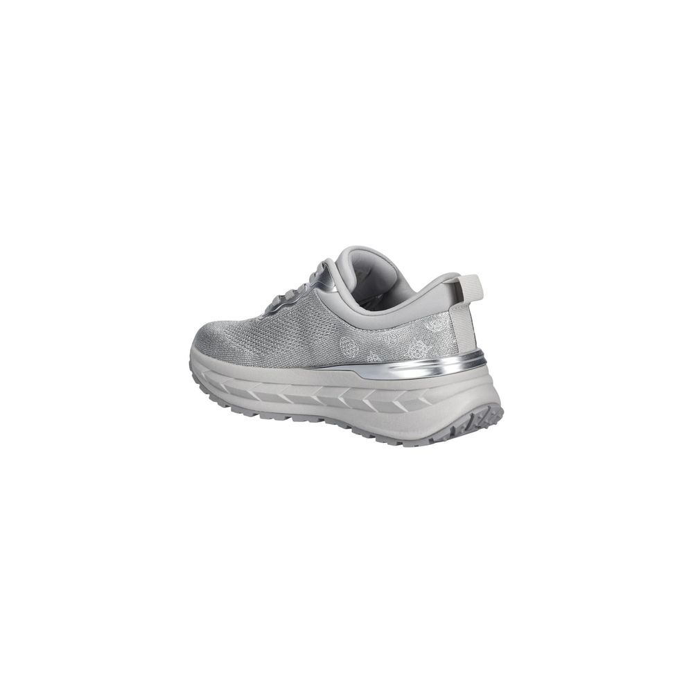 Guess Silver Chunky Polyester Sneakers