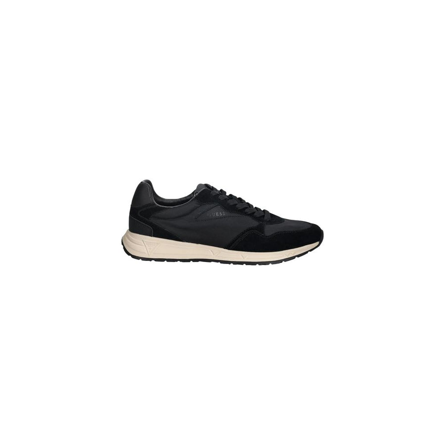 Guess Black Polyester Sneakers for Sporty Looks