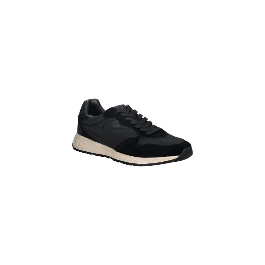 Guess Black Polyester Sneakers for Sporty Looks