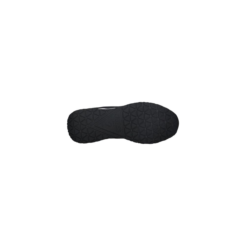 Guess Black Polyester Sneakers for Sporty Looks