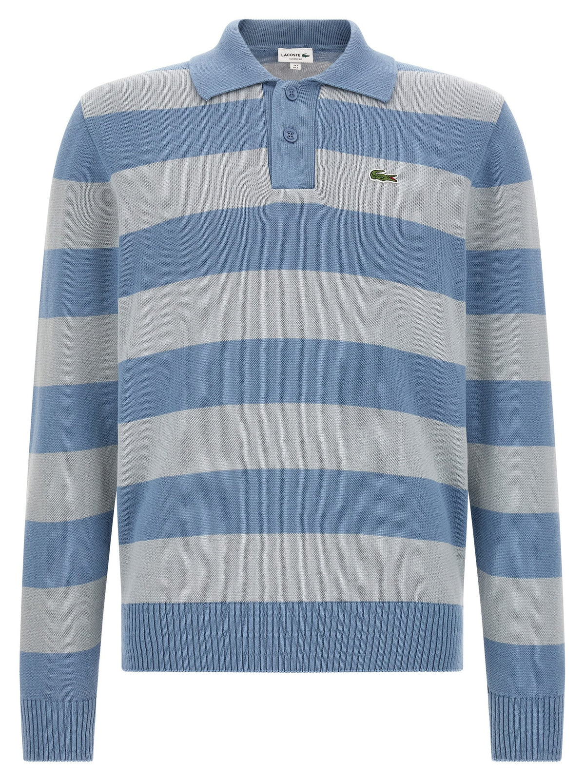 Lacoste Blaues Baumwoll-Polohemd