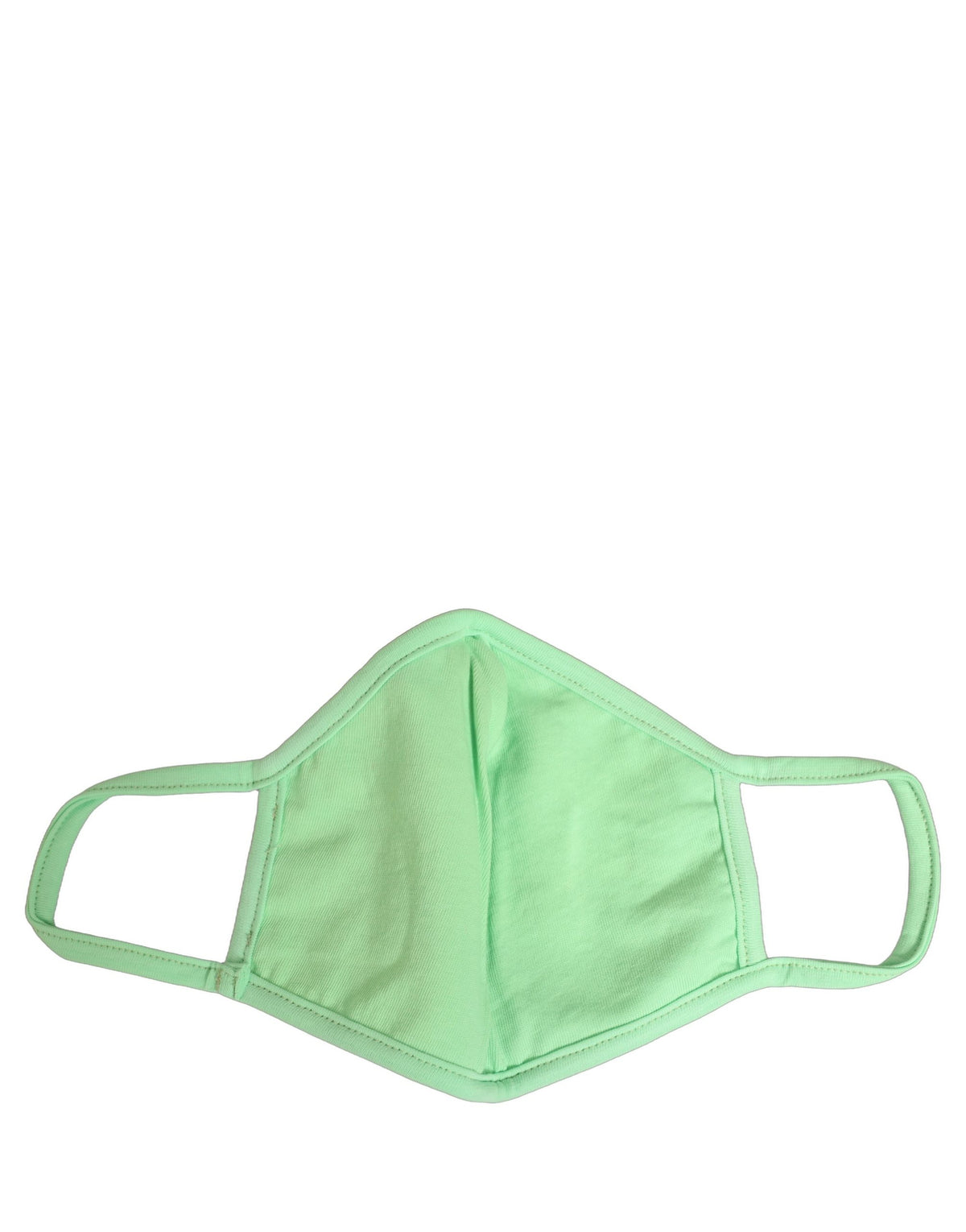 Dolce & Gabbana Grüne Polyester DG CASA Logo Gesichtsmaske mit elastischem Ohrband