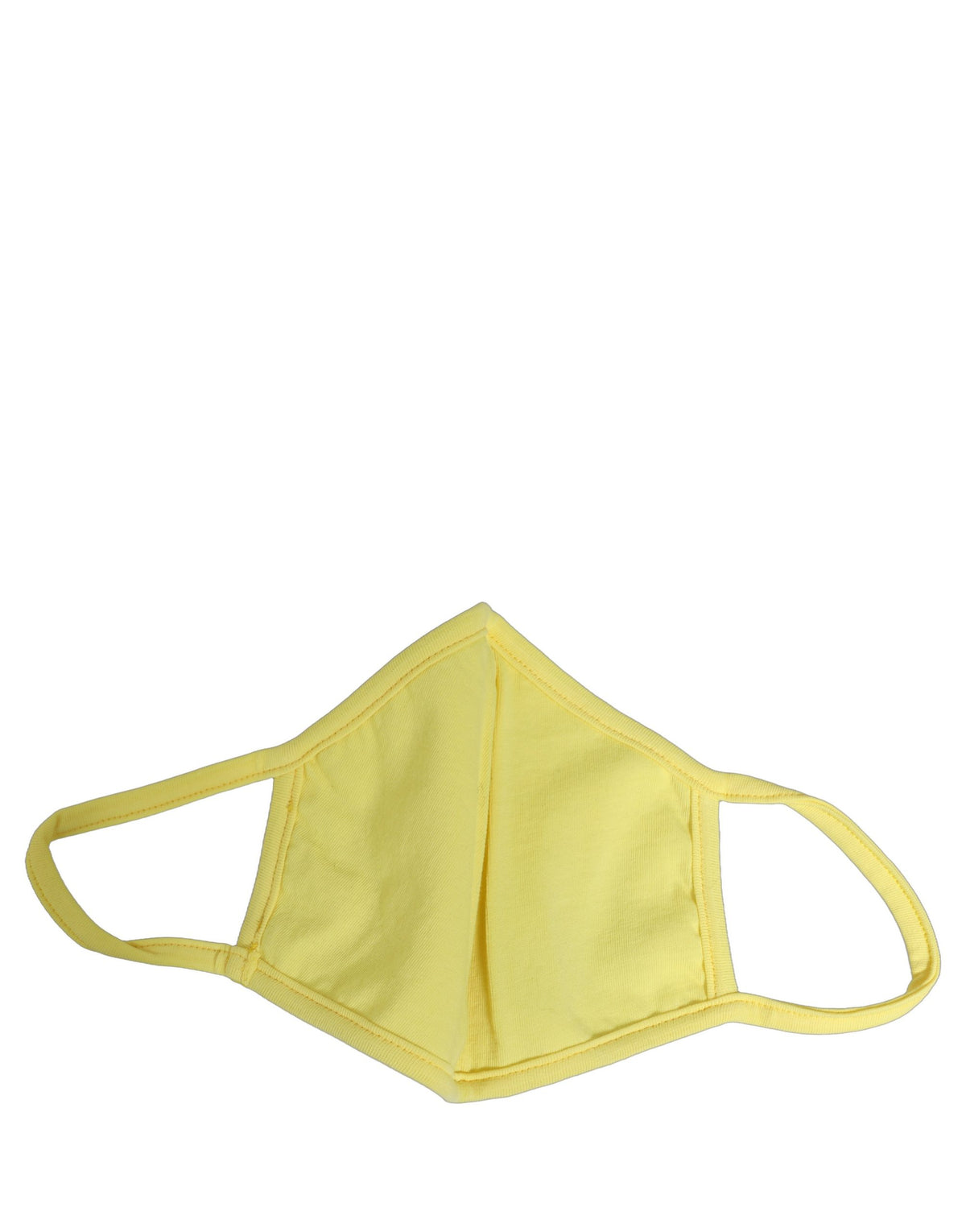 Dolce & Gabbana Gelbe Polyester DG CASA Logo Gesichtsmaske mit elastischem Ohrband