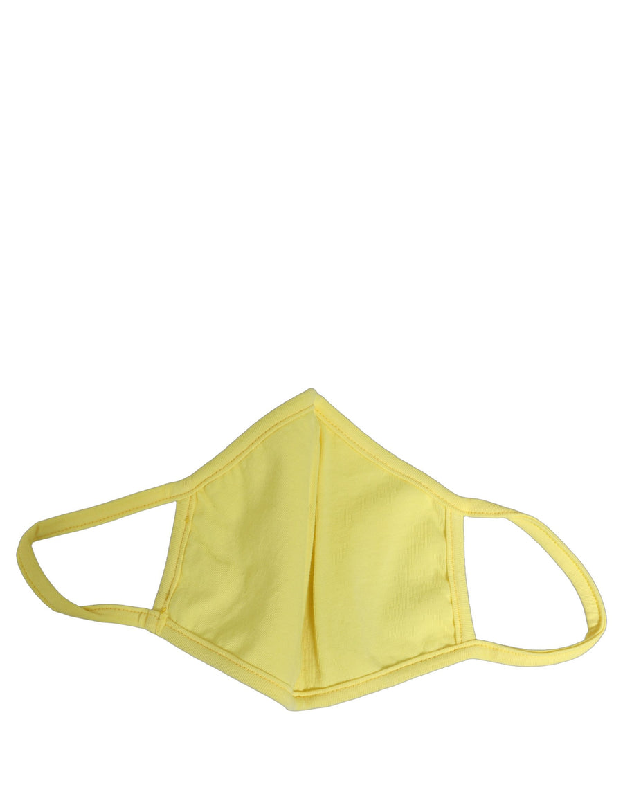 Dolce & Gabbana Yellow Polyester DG CASA Logo Face Mask with Elastic Earband
