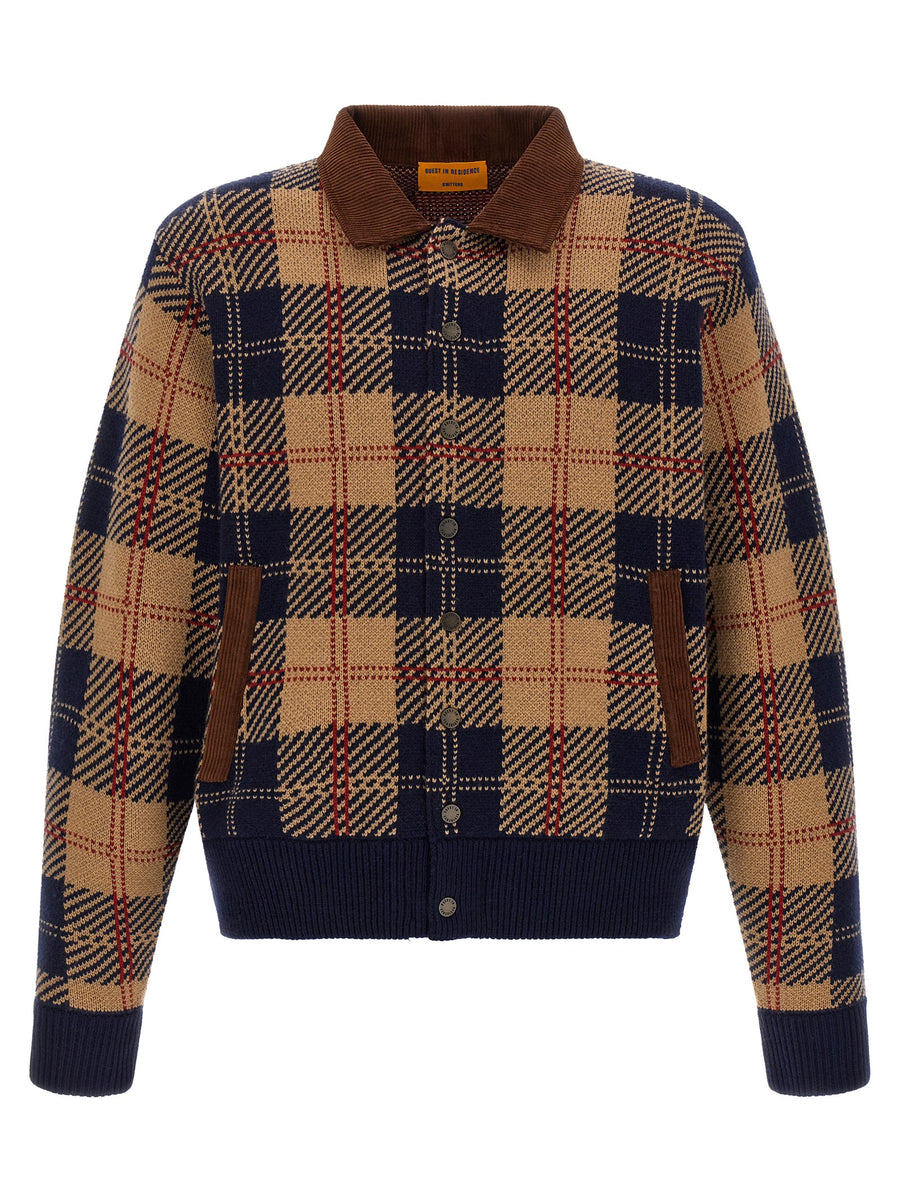 Guest in Residence Multicolor Wool Bomber Jacket